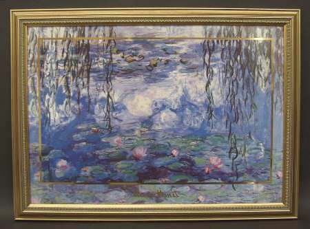 Artis Orbis-Monet Evening Flowers & Willow-Picture - Boxed