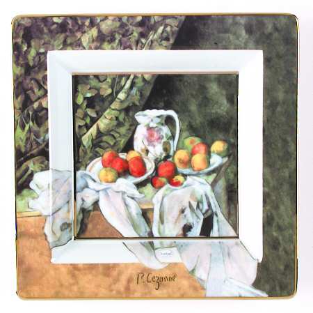Artis Orbis-Cezanne Still Life W/Floral Pitcher-Sqr Bowl - Boxed