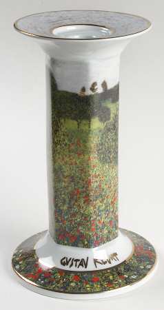 Artis Orbis-Klimt Poppy Field-Candleholder - No Box