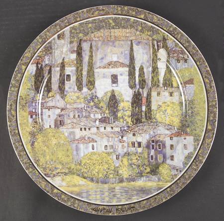 Artis Orbis-Klimt Church Of Cassone Plate - Boxed