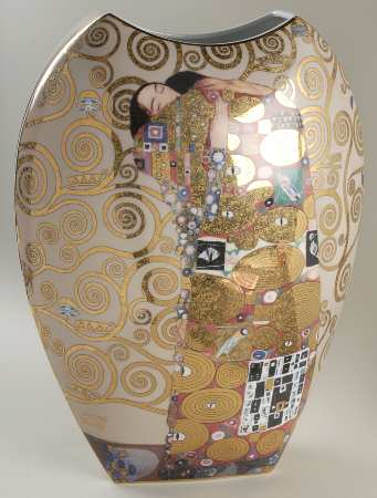 Artis Orbis-Klimt Expectation & Fulfillment Vase - Boxed