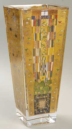 Artis Orbis-Klimt The Kiss Frieze Glass Vase - Boxed