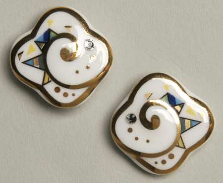 Artis Orbis-Klimt Emile Floge Earrings - Boxed