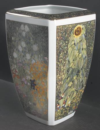 Artis Orbis-Klimt Flower Motif-Vase - Boxed