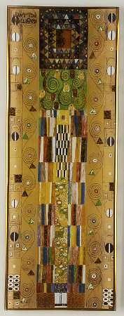 Artis Orbis-Klimt The Kiss Frieze Glass Tray - Boxed