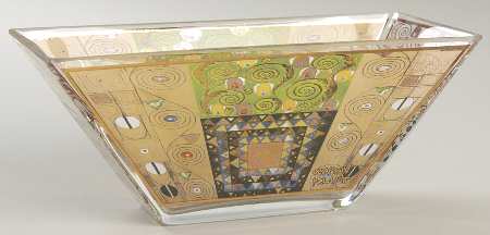 Artis Orbis-Klimt The Kiss Frieze Glass Bowl - Boxed