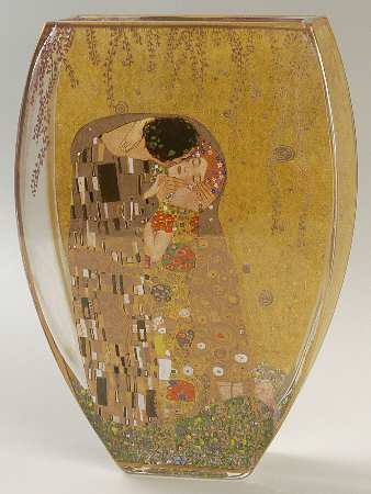 Artis Orbis-Klimt The Kiss Glass Vase - Boxed
