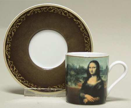 Artis Orbis-Leonardo Da Vinci Mona Lisa Expresso Set Of 2 - Boxed