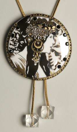 Artis Orbis- Alphonse Mucha Brunette Necklace - Boxed