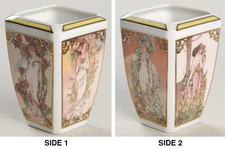Artis Orbis- Alphonse Mucha The Flowers Mini Vase - Boxed
