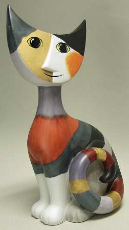 Artis Orbis-Rosina Wachtmeister Garibaldi Cat Figurine - Boxed