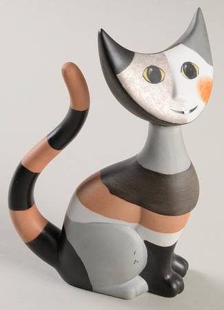 Artis Orbis-Rosina Wachtmeister Cat Musical Figurine - Boxed