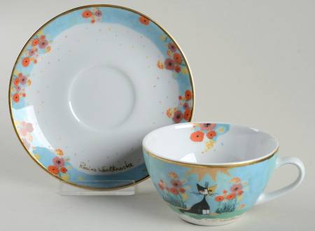 Artis Orbis-Rosina Wachtmeister Cup & Saucer My Garden - Boxed