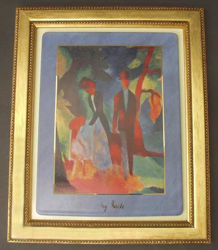 Artis Orbis-Macke People At The Blue Lake-Picture Large - Boxed