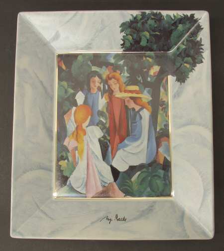 Artis Orbis-Macke Four Girls-Rectangular Bowl - Boxed