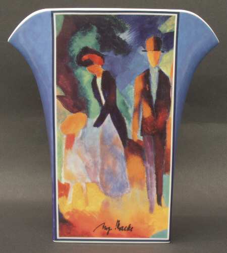 Artis Orbis-Macke People At The Blue Lake-Vase - Boxed