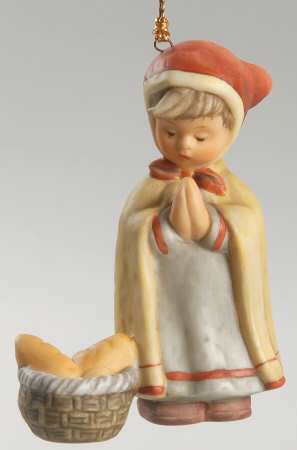 Berta Hummel Nativity Ornament Peasant Girl With Basket - Boxed