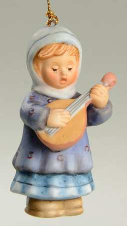 Berta Hummel Nativity Ornament Girl With Lute - Boxed