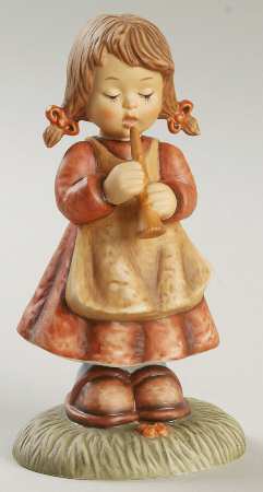 Berta Hummel Nativity Girl With Recorder - No Box