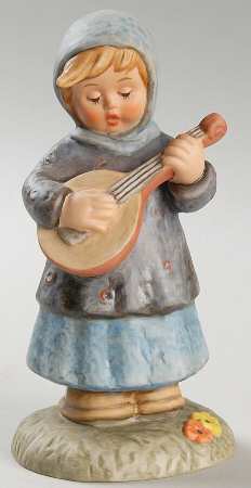 Berta Hummel Nativity Girl With Lute - Boxed
