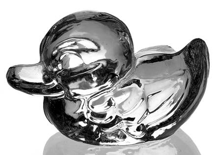 Crystal Animal Figurines Mini Baby Duck - No Box
