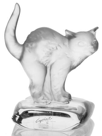 Crystal Animal Figurines Cat - No Box