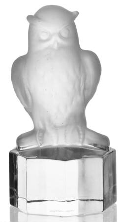 Zoo Paperweights-Crystal Owl - No Box