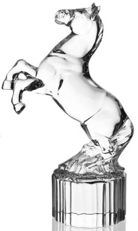Crystal Animal Figurines Rearing Horse - No Box