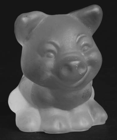 Crystal Animal Figurines Pig-Frosted - Boxed