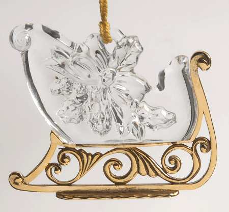 Antique Gold Sleigh - Boxed