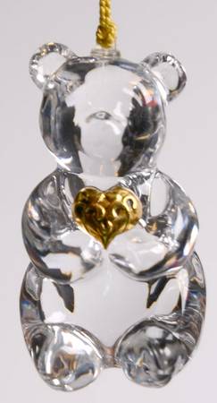 Antique Gold Christmas Teddy - Boxed