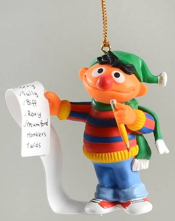 Christmas on Sesame Street Ernie - Boxed