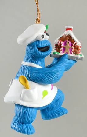 Christmas on Sesame Street Cookie Monster - Boxed by Grolier