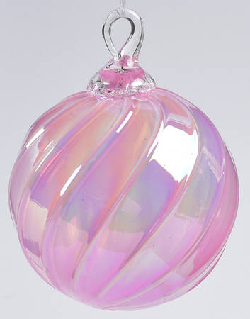 Classic Ball Ornaments Cotton Candy Twist - No Box