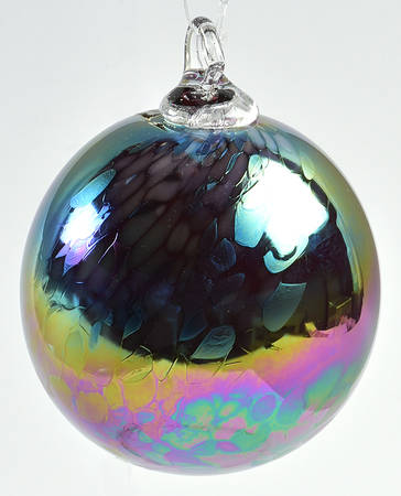 Classic Ball Ornaments Merlot Feather - No Box