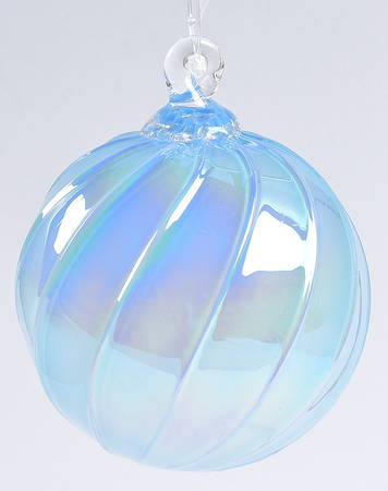 Classic Ball Ornaments Blue Raspberry Twist - No Box
