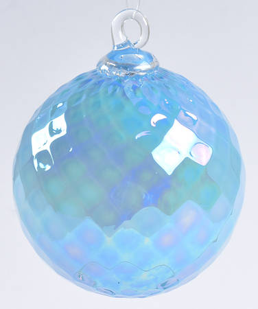 Classic Ball Ornaments Blue Raspberry Diamond Facet - No Box