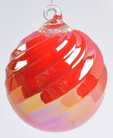Classic Ball Ornaments Candy Apple Twist - No Box