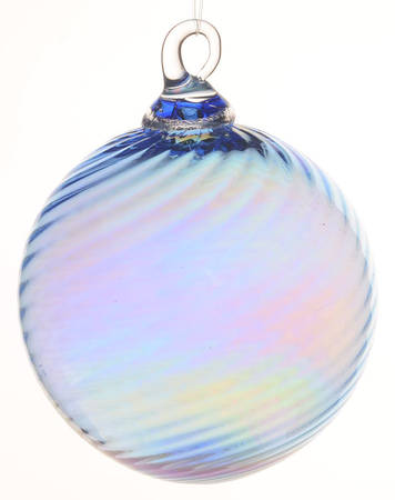 Classic Ball Ornaments Pacific Blue Twist - No Box