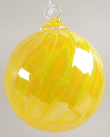 Classic Ball Ornaments Lemon Drop Twist - No Box