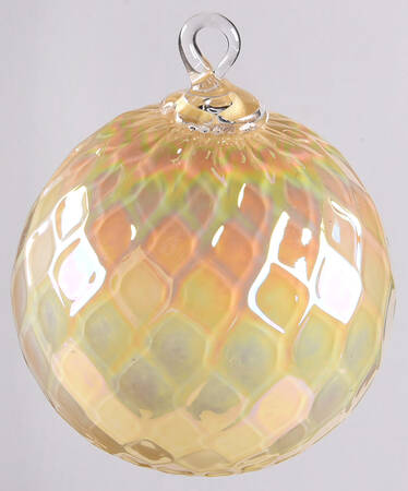 Classic Ball Ornaments Butterscotch Diamond - No Box