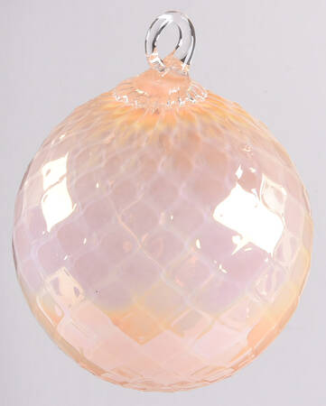 Classic Ball Ornaments Just Peachy Diamond - No Box