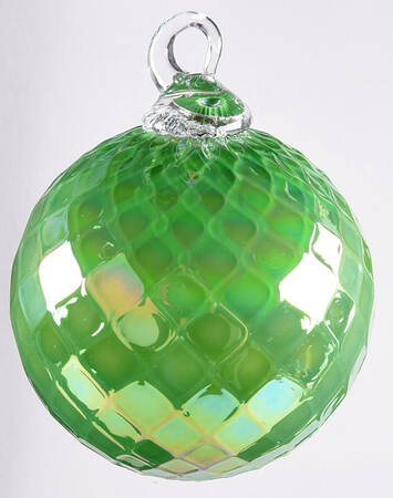 Classic Ball Ornaments Sour Apple Diamond - No Box