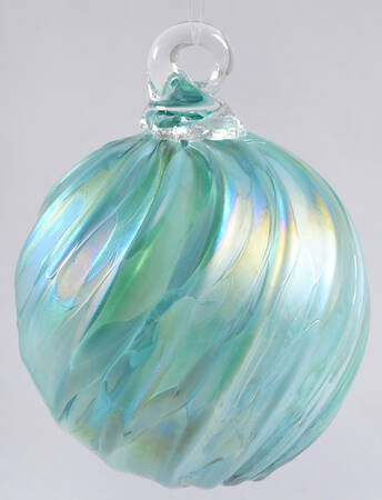 Classic Ball Ornaments Seafoam Twist - No Box