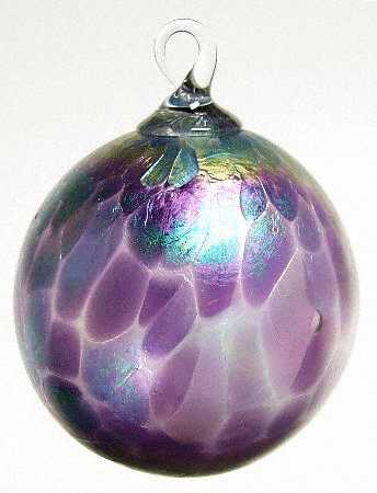 Classic Ball Ornaments Plum Mist - No Box