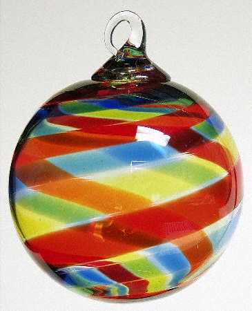 Classic Ball Ornaments Rainbow Twist - No Box