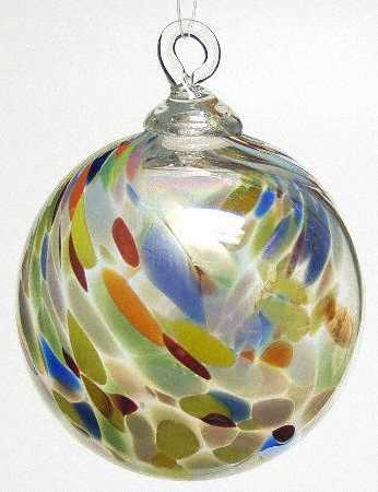 Classic Ball Ornaments Clown Feather Chip - No Box