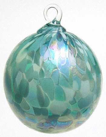 Classic Ball Ornaments Jade Mosaic Agate Chip - No Box