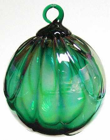 Classic Ball Ornaments Green Draped - No Box