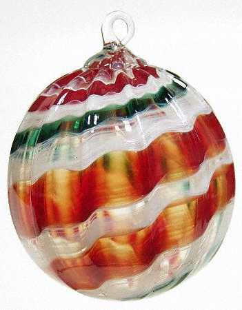 Classic Ball Ornaments Candy Cane - No Box